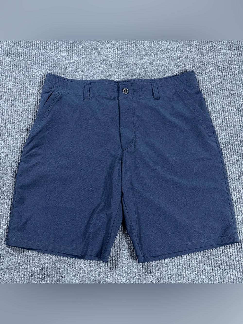 Kuhl Shorts Navigatr Travel Mens 38x10 #5242 Hiking Outdoors Nylon Blend Blue